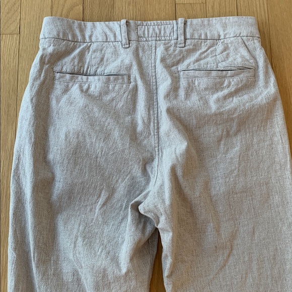 Abercrombie & Fitch Men’s Linen Blend Athletic Loose Pants Size 29 Light Tan - Picture 7 of 10